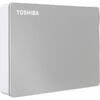 Hard Disk Extern Toshiba Canvio Flex 4TB, 2.5 inch, USB 3.2 Silver