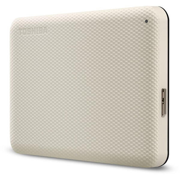 Hard Disk Extern Toshiba Canvio Advance 2TB, 2.5 inch, USB 3.2 White