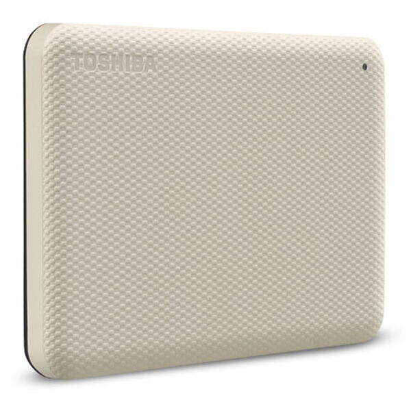 Hard Disk Extern Toshiba Canvio Advance 2TB, 2.5 inch, USB 3.2 White