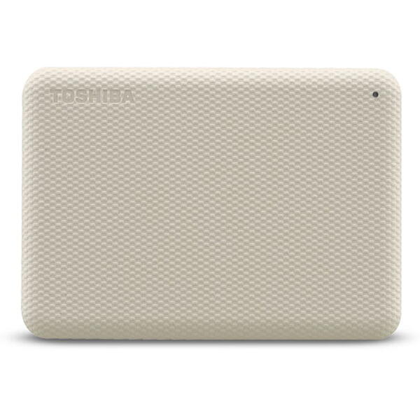 Hard Disk Extern Toshiba Canvio Advance 2TB, 2.5 inch, USB 3.2 White