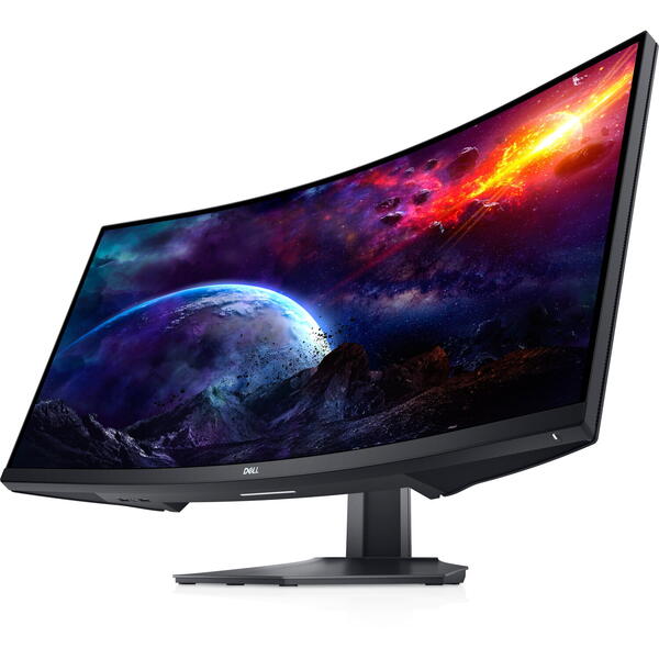 Monitor Gaming Dell Gaming S3422DWG Curbat 34 inch UWQHD 1 ms 144 Hz HDR Negru