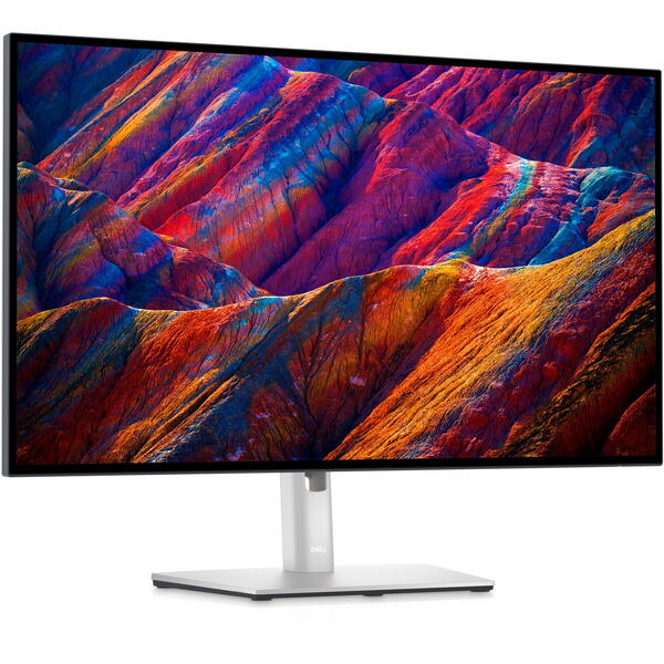 Monitor LED Dell UltraSharp U2723QE 27 inch UHD IPS 5 ms KVM USB-C HDR Negru/Argintiu