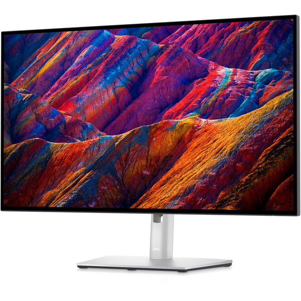 Monitor LED Dell UltraSharp U2723QE 27 inch UHD IPS 5 ms KVM USB-C HDR Negru/Argintiu