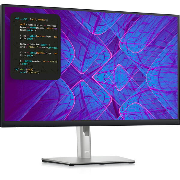 Monitor LED Dell P2723QE 27 inch UHD IPS 5 ms USB-C Negru/Argintiu