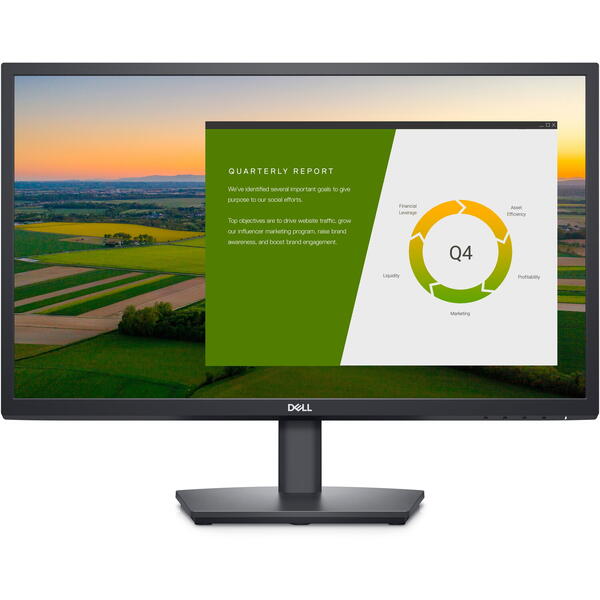 Monitor LED Dell E2422HS 23.8 inch 5 ms Negru