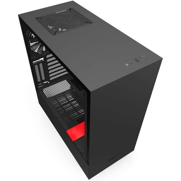 Carcasa H510i TG Black-Red si sursa NZXT C750