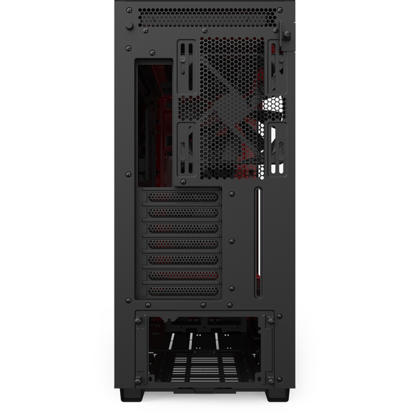 Carcasa NZXT H710 Matte, Black-Red