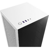 Carcasa NZXT H1 Matte White, Sursa 650W si Cooler cu lichid 140mm inclus