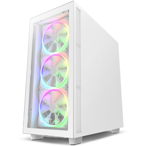 Carcasa NZXT H7 Elite, Matte White