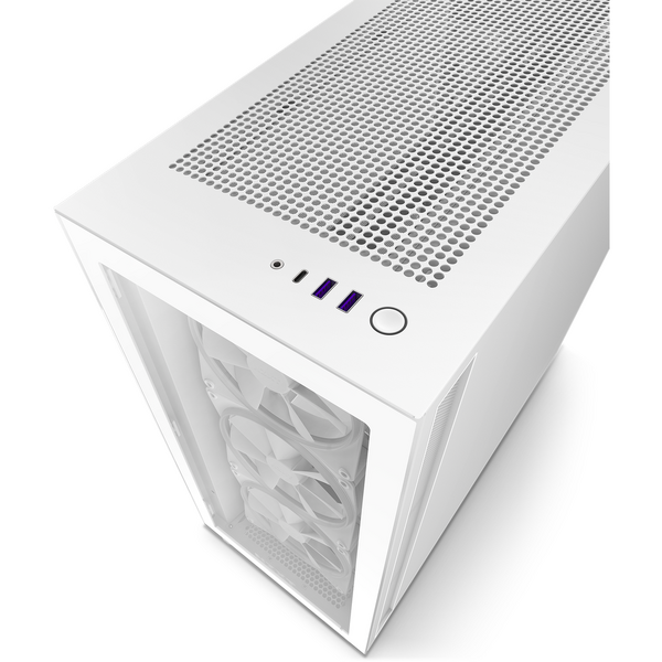 Carcasa NZXT H7 Elite, Matte White