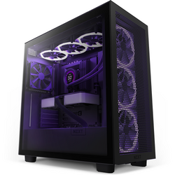 Carcasa NZXT H7 Flow, Matte Black