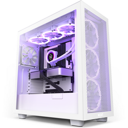 Carcasa NZXT H7 Flow, Matte White