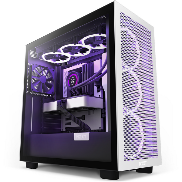 Carcasa NZXT H7 Flow Matte Black/White