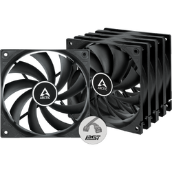 Ventilator PC Arctic F12 PWM PST Black Value 5-Pack