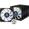 Ventilator PC Arctic F8 PWM PST Black Value 5-Pack