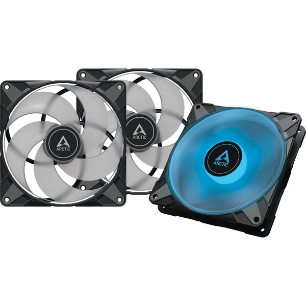 Ventilator PC Arctic P14 PWM PST RGB, Three Fan Pack