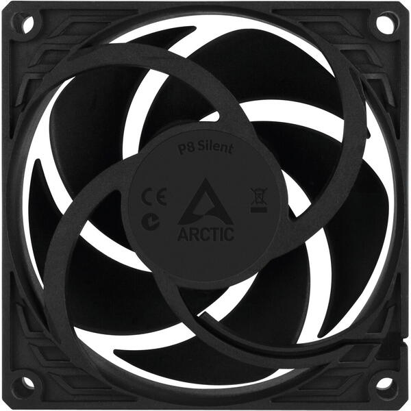 Ventilator PC Arctic P8 Silent Black