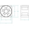 Ventilator PC Arctic S4028-6K 40mm Black Server Fan