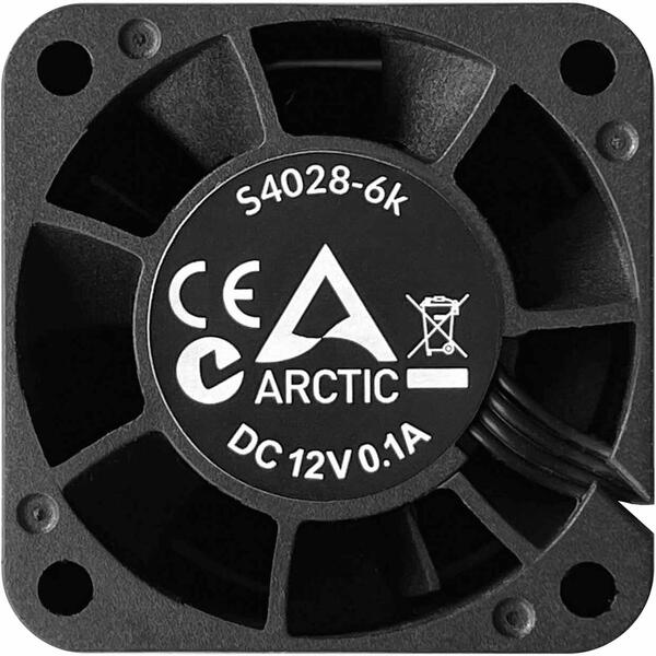 Ventilator PC Arctic S4028-6K 40mm Black Server Fan