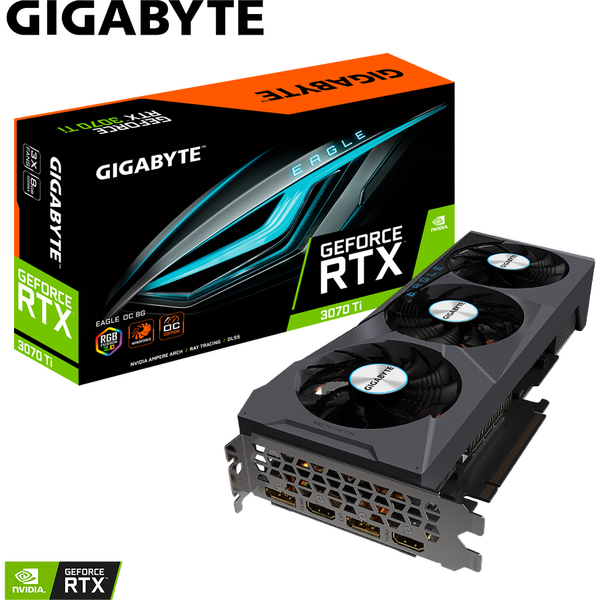 Placa video Gigabyte GeForce RTX 3070 Ti EAGLE OC LHR 8GB GDDR6X 256 bit
