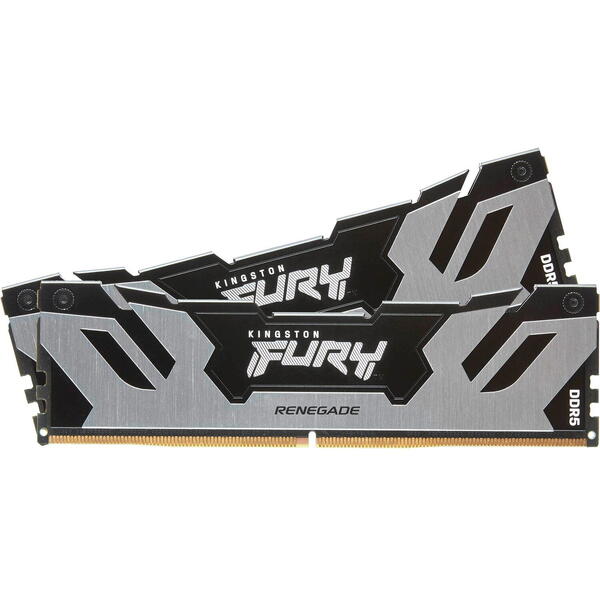 Memorie Kingston FURY Renegade Silver 32GB DDR5 6000MHz CL32 Kit Dual Channel