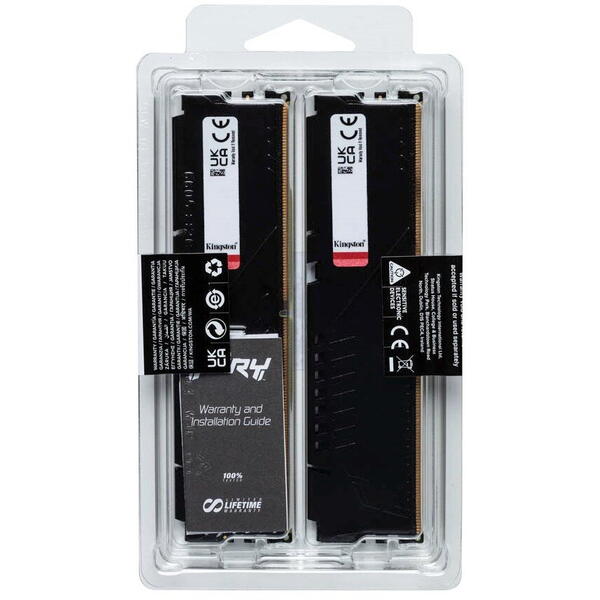Memorie Kingston FURY Beast 64GB DDR5 5200MHz CL36 Kit Dual Channel