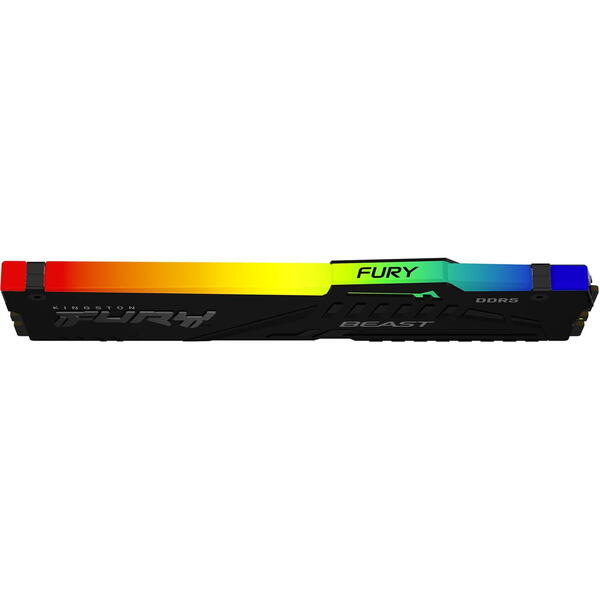 Memorie Kingston FURY Beast RGB 8GB DDR5 6000MHz CL40