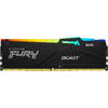 Memorie Kingston FURY Beast RGB 16GB DDR5 6000MHz CL40