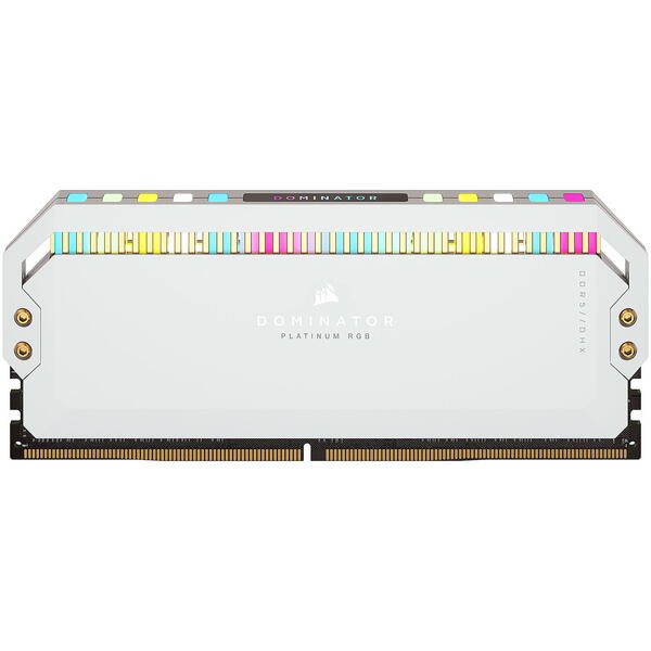 Memorie Corsair Dominator Platinum RGB White 64GB DDR5 5200MHz CL40 Kit Dual Channel