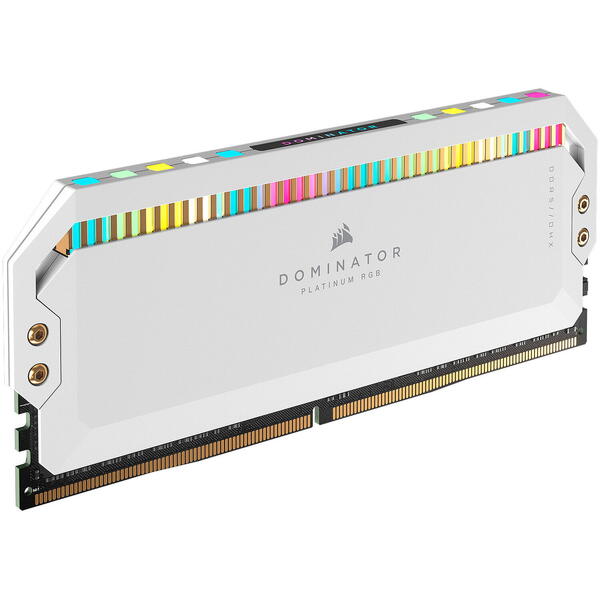 Memorie Corsair Dominator Platinum RGB White 64GB DDR5 5200MHz CL40 Kit Dual Channel