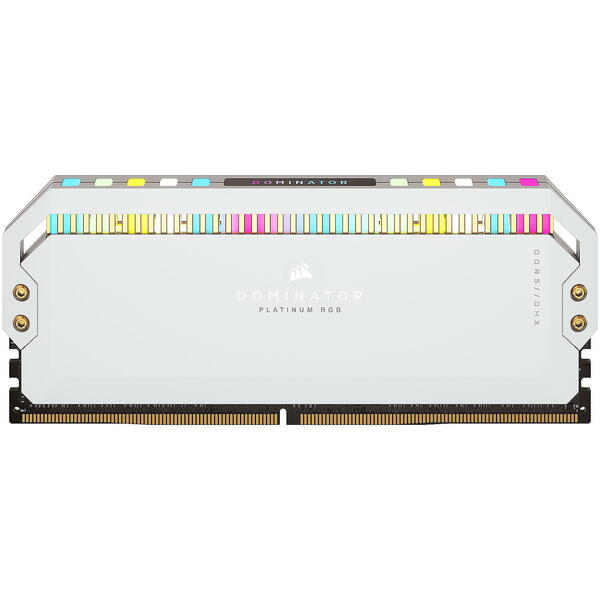 Memorie Corsair Dominator Platinum RGB DDR5 32GB 6200MHz CL36 Kit Dual Channel White