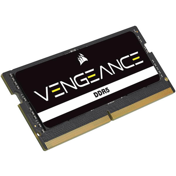 Memorie Notebook Corsair Vengeance, 16GB, DDR5, 4800MHz, CL40, Kit Dual Channel