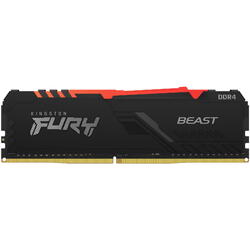 Memorie Kingston FURY Beast RGB 16GB DDR4 3200MHz CL16