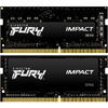 Memorie Notebook Kingston FURY Impact, 32GB, DDR4, 2666MHz, CL15, 1.2V, Kit Dual Channel