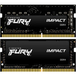 Memorie Notebook Kingston FURY Impact, 64GB, DDR4, 3200MHz, CL20, 1.2V, Kit Dual Channel