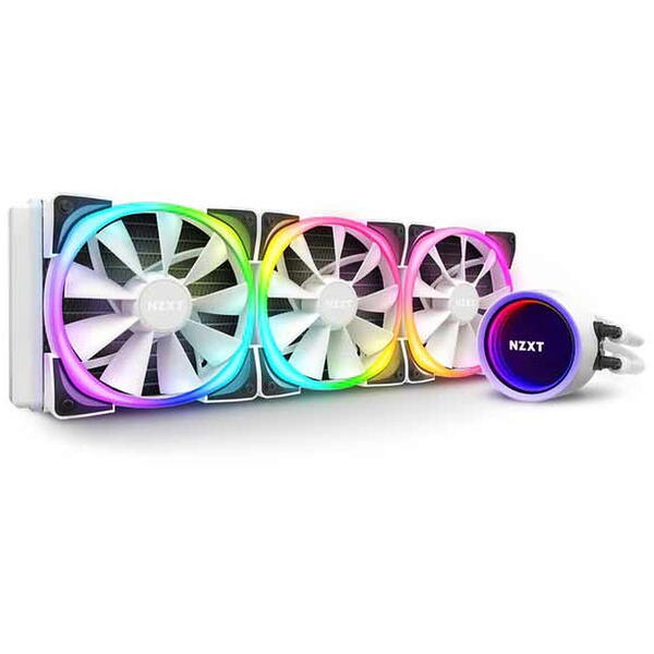 Cooler NZXT Kraken X73 RGB, 360mm, Alb