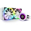 Cooler NZXT Kraken Z53 RGB, 240mm, ecran de 2.36 inch, Alb