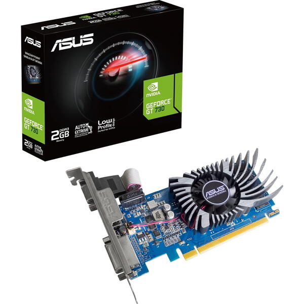 Placa video Asus GeForce GT 730 EVO, 2GB GDDR3, 64 biti