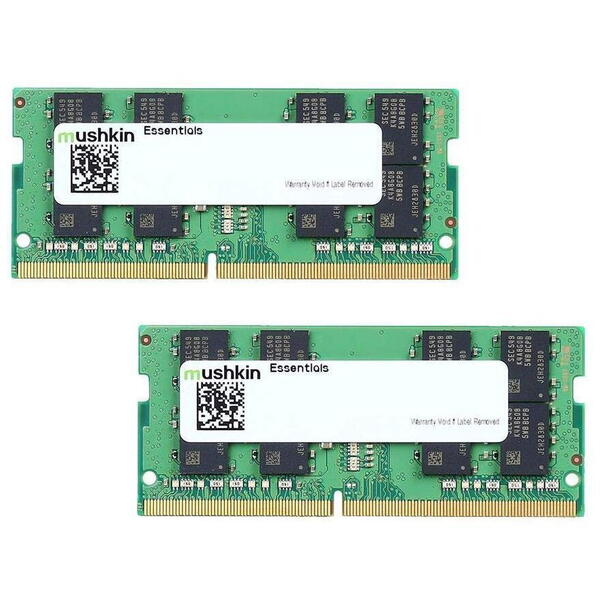 Memorie Notebook Mushkin Essentials 32GB DDR4 2666MHz CL19 Kit Dual Channel