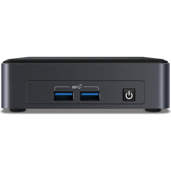 Mini PC Intel NUC 11 Pro Kit NUC11TNHi7, Tiger Canyon, Core i7-1165G7 2.8GHz Tiger Lake, no RAM, no Storage, UHD Graphics, Wi-Fi, Bluetooth, HDMI