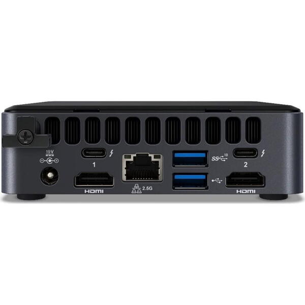 Mini PC Intel NUC 11 Pro Kit NUC11TNHi7, Tiger Canyon, Core i7-1165G7 2.8GHz Tiger Lake, no RAM, no Storage, UHD Graphics, Wi-Fi, Bluetooth, HDMI