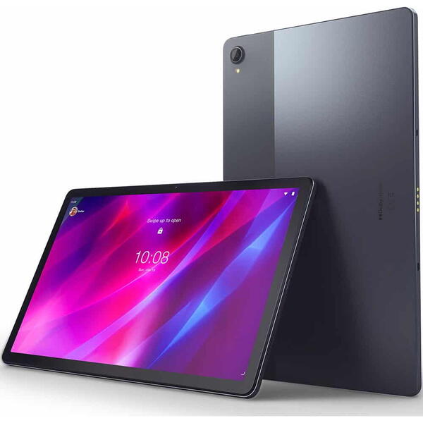 Tableta Lenovo Tab P11 J606L, 11 inch Multi-Touch, Snapdragon 662 2.3GHz Octa Core, 4GB RAM, 128GB flash, Wi-Fi, Bluetooth, 4G, Android 10, Slate Grey