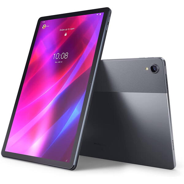 Tableta Lenovo Tab P11 Plus J616F, 11 inch Multi-Touch, Helio G90T 2.0GHz Octa Core, 6GB RAM, 128GB flash, Wi-Fi, Bluetooth, Android 10, Slate Grey