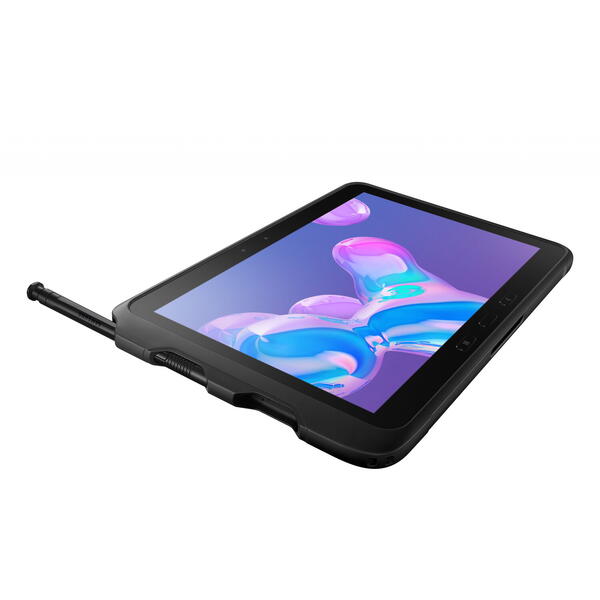 Tableta Samsung SM-T540 Galaxy Tab Active Pro, 10.1 inch Multi-touch, Snapdragon 710 Octa Core, 4GB RAM, 64GB flash, Wi-Fi, Bluetooth, GPS, 4G, Android 9.0, Black