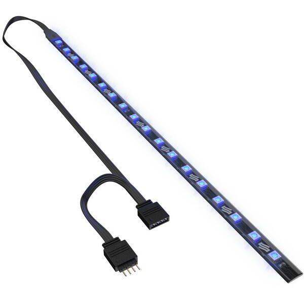 Banda LED Silentium PC Aurora Stripes RGB 12V 4 pini 300mm