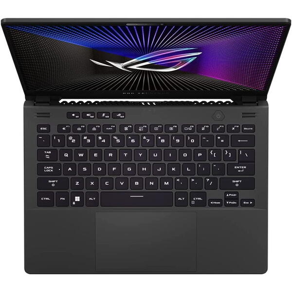 Laptop Asus ROG Zephyrus G14 GA402NJ, FHD+ 144Hz, AMD Ryzen 7 7735HS, 16GB DDR5, 512GB SSD, GeForce RTX 3050 6GB, Eclipse Gray