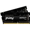 Memorie Notebook Kingston FURY Impact, 16GB, DDR4, 2666MHz, CL15, 1.2v Kit Dual Channel