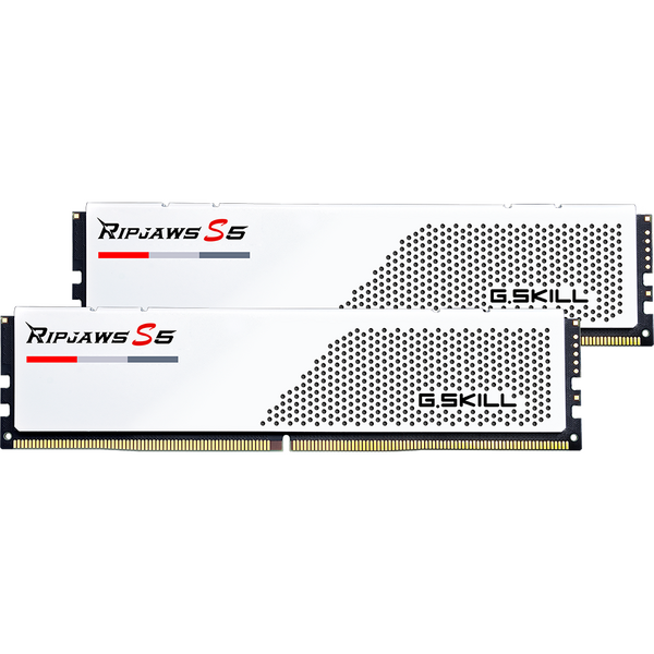 Memorie G.Skill Ripjaws S5 White 32GB DDR5 5200 MHz, CL40, Kit Dual Channel