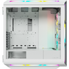 Carcasa Corsair 5000T RGB Tempered Glass White