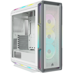 Carcasa Corsair 5000T RGB Tempered Glass White